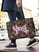 Load image into Gallery viewer, Rocksax Ghost Webbing Handled Shopper/Tote - Magazines