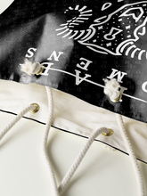 Load image into Gallery viewer, Rocksax Bad Omens Rope Handled Beach Bag - Ramskull