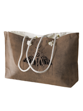 Load image into Gallery viewer, Rocksax Bad Omens Rope Handled Beach Bag - Moth