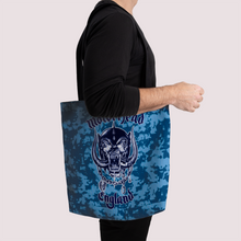 Load image into Gallery viewer, Rocksax Motohead Premier Tote Bag -Camo Blue