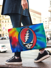 Load image into Gallery viewer, Rocksax Grateful Dead Webbing Handled Beach/Shopper Bag - Steal Your Face