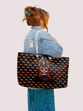 Load image into Gallery viewer, Rocksax Ghost Rope Handled Beach Bag - Cardinal