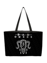 Load image into Gallery viewer, Rocksax Bad Omens Webbing Handled Beach/Shopper Tote - Ramskull