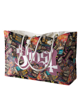 Load image into Gallery viewer, Rocksax Ghost Rope Handled Beach Bag - Magazines