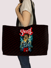 Load image into Gallery viewer, Rocksax Ghost Webbing Handled Shopper/Tote - Rite Here, Rite Now
