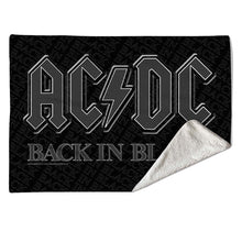 Load image into Gallery viewer, Rocksax AC/DC Blanket - Back In Black