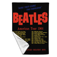 Load image into Gallery viewer, Rocksax The Beatles Blanket - America Tour Black | Buy Now From £49.99