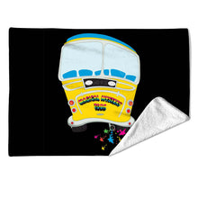 Load image into Gallery viewer, Rocksax The Beatles Blanket - Magical Mystery Tour Bus