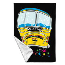 Load image into Gallery viewer, Rocksax The Beatles Blanket - Magical Mystery Tour Bus | Buy Now From £49.99