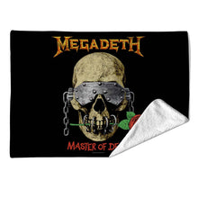 Load image into Gallery viewer, Rocksax Megadeth Blanket - Master of Death