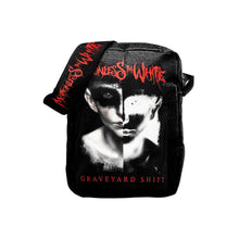 Load image into Gallery viewer, Rocksax Motionless In White Crossbody Bag - Split Screen | Buy Now For 26.99