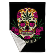 Load image into Gallery viewer, Rocksax Cypress Hill Sherpa Fleece Blanket - Tequila Sunrise | Buy Now From £49.99