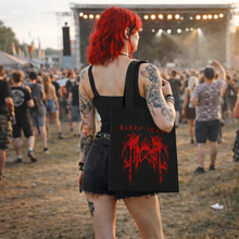 Load image into Gallery viewer, Rocksax Sleep Token Tote Bag - Grunge Logo