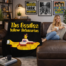 Load image into Gallery viewer, Rocksax The Beatles Blanket - Yellow Submarine