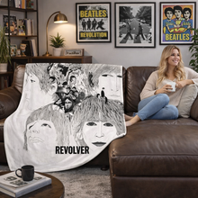 Load image into Gallery viewer, Rocksax The Beatles Sherpa Fleece Blanket - Revolver