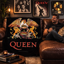 Load image into Gallery viewer, Rocksax Queen Blanket - Crest