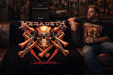 Load image into Gallery viewer, Rocksax Megadeth Blanket - Killing Is My Business