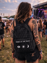 Load image into Gallery viewer, Rocksax Panic! At The Disco Backpack - 3 Icons