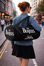 Load image into Gallery viewer, Rocksax The Beatles Duffle Bag - Abbey Rd (B/W)