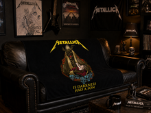 Load image into Gallery viewer, Rocksax Metallica Blanket - If Darkness Had A Son