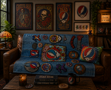 Load image into Gallery viewer, Rocksax Grateful Dead Blanket - Battle Vest