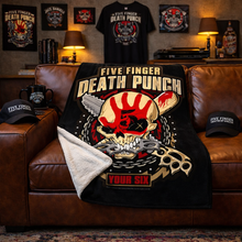 Load image into Gallery viewer, Rocksax Five Finger Death Punch Blanket - Got Your Six