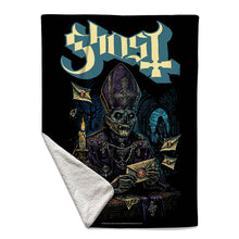 Load image into Gallery viewer, Rocksax Ghost Sherpa Fleece Blanket - Missive | Buy Now From £49.99
