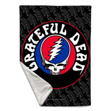 Load image into Gallery viewer, Rocksax Grateful Dead Sherpa Fleece Blanket - Logo | Buy Now From £49.99
