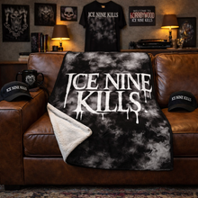 Load image into Gallery viewer, Rocksax Ice Nine Kills Blanket - Drippy Logo