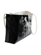 Load image into Gallery viewer, Rocksax Bad Omens Rope Handled Beach Bag - Ramskull