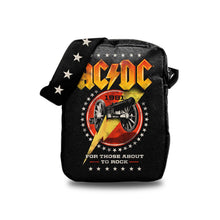 Load image into Gallery viewer, Rocksax AC/DC Crossbody Bag - For Those About to Rock | Buy Now For 26.99