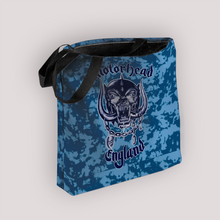 Load image into Gallery viewer, Rocksax Motohead Premier Tote Bag -Camo Blue
