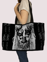Load image into Gallery viewer, Rocksax Poppy Webbing Handled Tote/Shopper   - I Disagree
