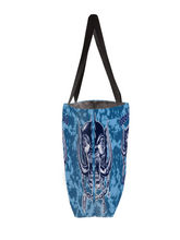 Load image into Gallery viewer, Rocksax Motorhead Webbing Handled Beach/Shopper Bag - Blue Camo
