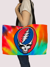Load image into Gallery viewer, Rocksax Grateful Dead Webbing Handled Beach/Shopper Bag - Steal Your Face
