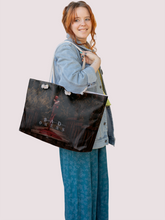 Load image into Gallery viewer, Rocksax Bad Omens Rope Handled Beach Bag - Self Titled Cover
