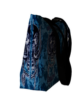 Load image into Gallery viewer, Rocksax Motorhead Webbing Handled Beach/Shopper Bag - Blue Camo
