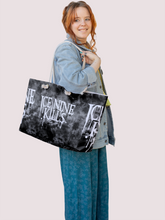 Load image into Gallery viewer, Rocksax Ice Nine Kills Rope Handled Beach Bag - Drippy Logo
