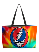 Load image into Gallery viewer, Rocksax Grateful Dead Webbing Handled Beach/Shopper Bag - Steal Your Face
