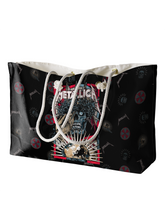Load image into Gallery viewer, Rocksax Metallica Rope Handled Beach Bag - Skull
