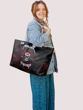 Load image into Gallery viewer, Rocksax Metallica Rope Handled Beach Bag - Kill Em All Skull
