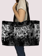 Load image into Gallery viewer, Rocksax Ice Nine Kills Webbing Handled Breach/Shopper Bag - Drippy Logo
