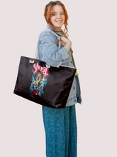 Load image into Gallery viewer, Rocksax Ghost Rope Handled Beach Bag - Rite Here, Rite Now
