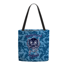 Load image into Gallery viewer, Rocksax Motohead Premier Tote Bag -Camo Blue
