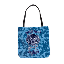 Load image into Gallery viewer, Rocksax Motohead Premier Tote Bag -Camo Blue
