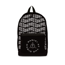 Load image into Gallery viewer, Rocksax Panic!! At The Disco Backpack - Disco Logo  | Buy Now For 47.99
