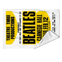 Load image into Gallery viewer, Rocksax The Beatles Blanket - Carnegie Hall

