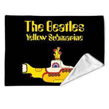 Load image into Gallery viewer, Rocksax The Beatles  Blanket - Yellow Submarine
