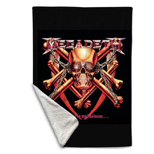 Load image into Gallery viewer, Rocksax Megadeth Blanket - Killing Is My Business  | Buy Now From £49.99
