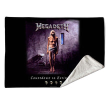 Load image into Gallery viewer, Rocksax Megadeth  Blanket - Countdown to Extinction
